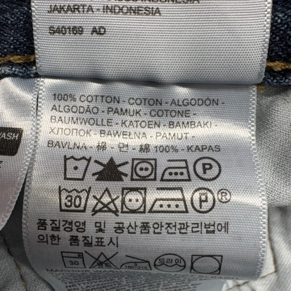 Levi's 514 Straight Fit Mens Size 38x32 Blue Good Zip Fly Denim Jeans